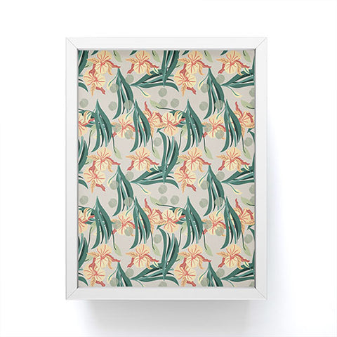 Viviana Gonzalez Florals pattern 01 Framed Mini Art Print