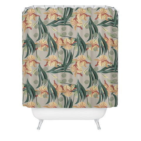 Viviana Gonzalez Florals pattern 01 Shower Curtain