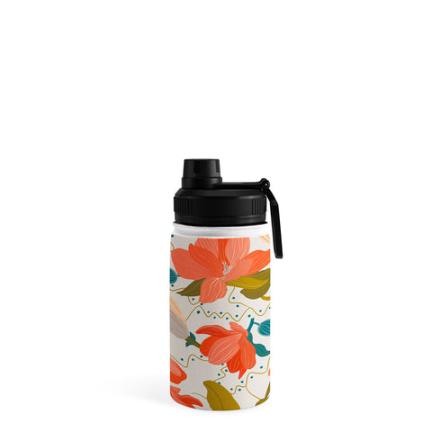 Viviana Gonzalez Florals pattern 02 Water Bottle