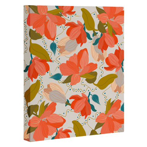 Viviana Gonzalez Florals pattern 02 Art Canvas