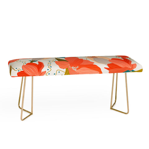 Viviana Gonzalez Florals pattern 02 Bench