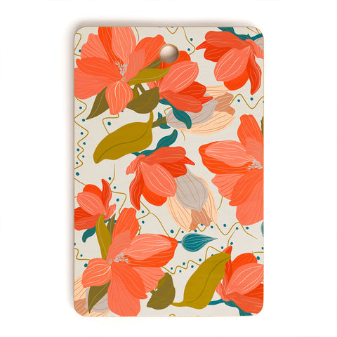Viviana Gonzalez Florals pattern 02 Cutting Board Rectangle