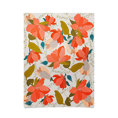 Viviana Gonzalez Florals pattern 02 Poster