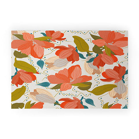 Viviana Gonzalez Florals pattern 02 Welcome Mat