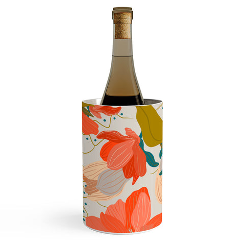 Viviana Gonzalez Florals pattern 02 Wine Chiller