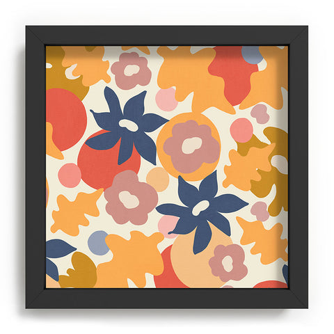 Viviana Gonzalez Flowers In Summer Recessed Framing Square