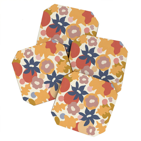 Viviana Gonzalez Flowers In Summer Coaster Set