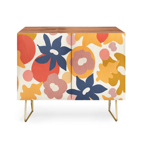 Viviana Gonzalez Flowers In Summer Credenza
