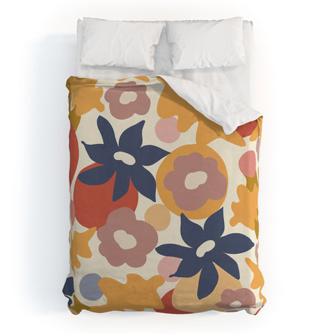 Viviana Gonzalez Flowers In Summer Duvet Cover