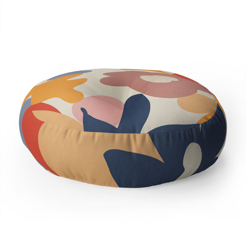 Viviana Gonzalez Flowers In Summer Floor Pillow Round