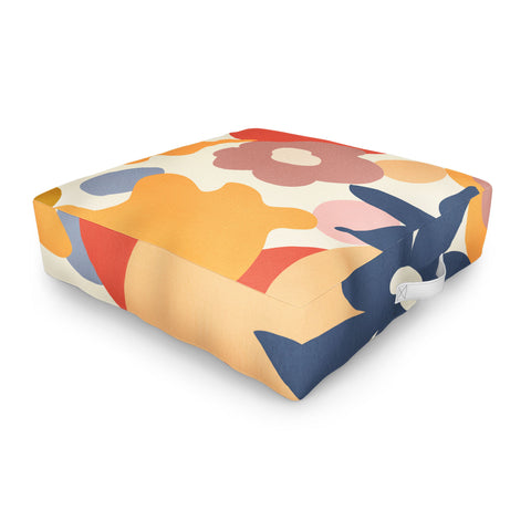 Viviana Gonzalez Flowers In Summer Outdoor Floor Cushion