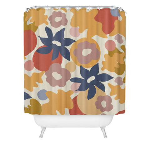 Viviana Gonzalez Flowers In Summer Shower Curtain