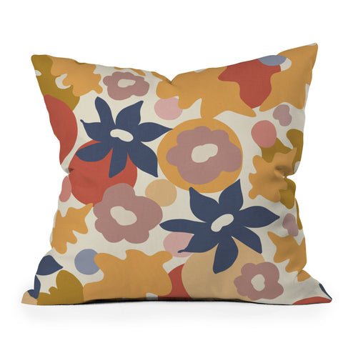Viviana Gonzalez Flowers In Summer Throw Pillow