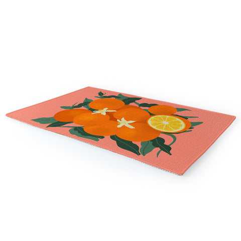 Viviana Gonzalez Fruit Harvest 01 Oranges Area Rug