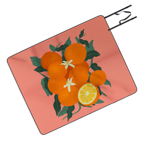 Viviana Gonzalez Fruit Harvest 01 Oranges Picnic Blanket