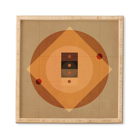 Viviana Gonzalez Geometric Abstract 3 Framed Wall Art