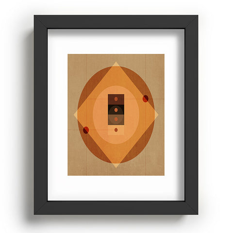 Viviana Gonzalez Geometric Abstract 3 Recessed Framing Rectangle