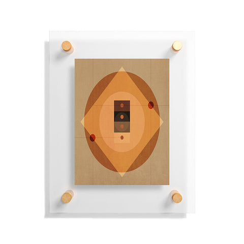 Viviana Gonzalez Geometric Abstract 3 Floating Acrylic Print