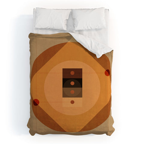 Viviana Gonzalez Geometric Abstract 3 Duvet Cover