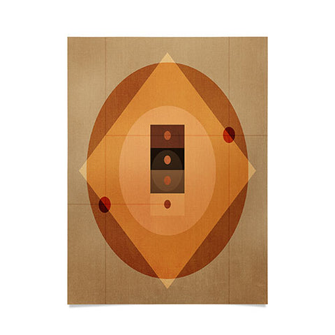 Viviana Gonzalez Geometric Abstract 3 Poster