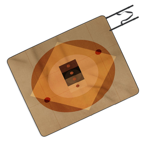 Viviana Gonzalez Geometric Abstract 3 Picnic Blanket