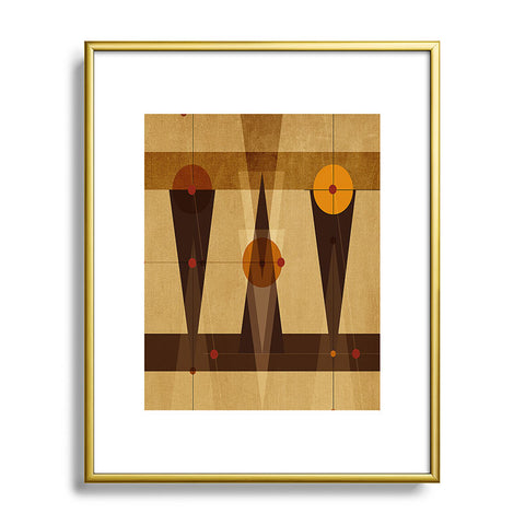 Viviana Gonzalez Geometric Abstract 4 Metal Framed Art Print