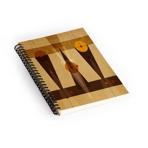 Viviana Gonzalez Geometric Abstract 4 Spiral Notebook