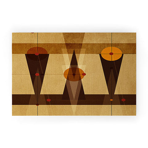 Viviana Gonzalez Geometric Abstract 4 Welcome Mat