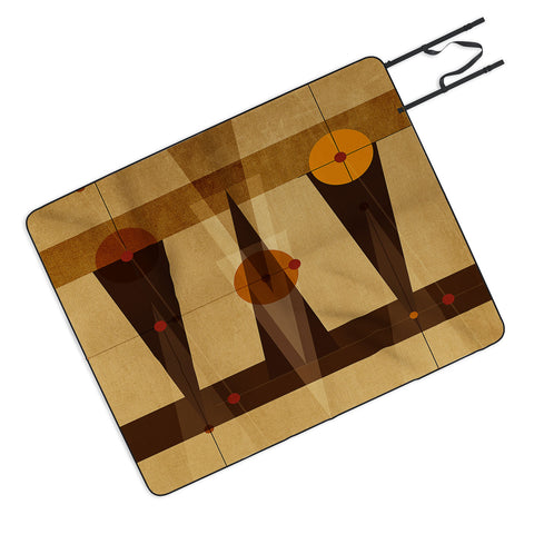 Viviana Gonzalez Geometric Abstract 4 Picnic Blanket