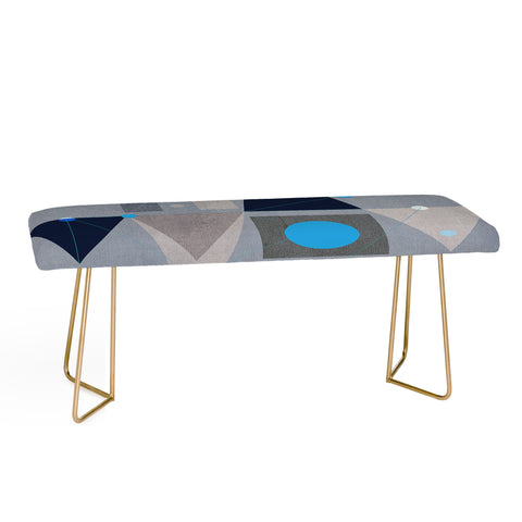 Viviana Gonzalez Geometric Abstract 5 Bench