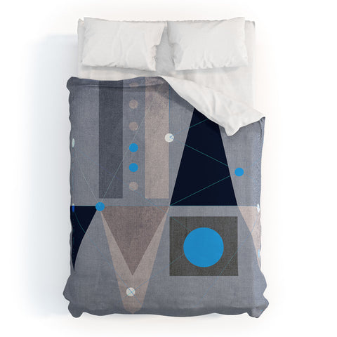 Viviana Gonzalez Geometric Abstract 5 Duvet Cover
