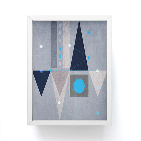 Viviana Gonzalez Geometric Abstract 5 Framed Mini Art Print