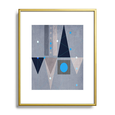 Viviana Gonzalez Geometric Abstract 5 Metal Framed Art Print