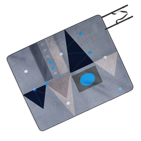 Viviana Gonzalez Geometric Abstract 5 Picnic Blanket
