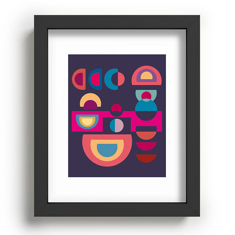 Viviana Gonzalez Geometric Colorplay 1 Recessed Framing Rectangle
