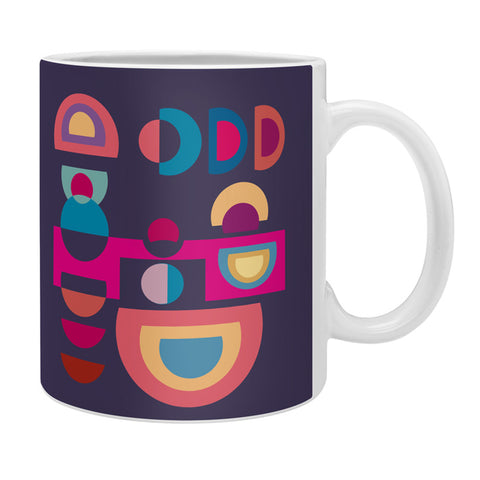 Viviana Gonzalez Geometric Colorplay 1 Coffee Mug