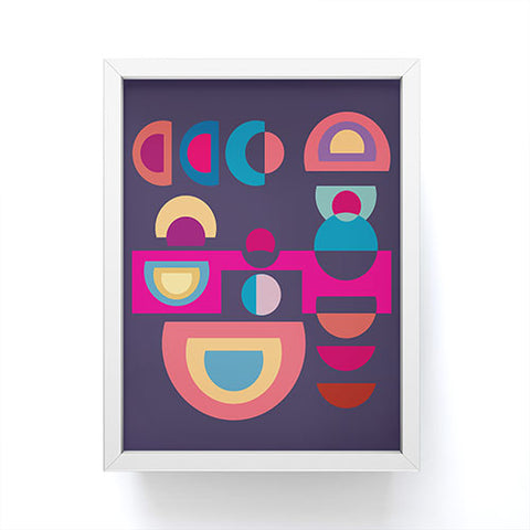 Viviana Gonzalez Geometric Colorplay 1 Framed Mini Art Print