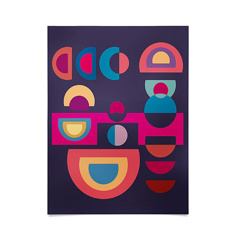 Viviana Gonzalez Geometric Colorplay 1 Poster