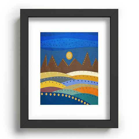 Viviana Gonzalez Geometric Landscape I Recessed Framing Rectangle