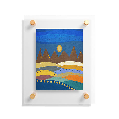 Viviana Gonzalez Geometric Landscape I Floating Acrylic Print