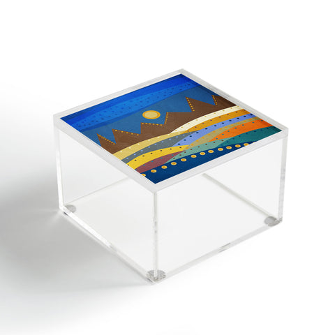 Viviana Gonzalez Geometric Landscape I Acrylic Box