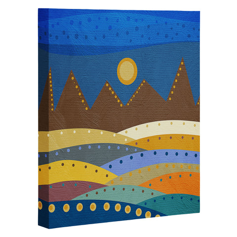 Viviana Gonzalez Geometric Landscape I Art Canvas