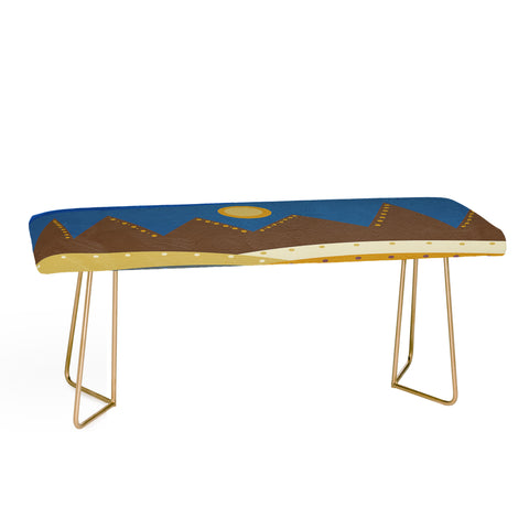 Viviana Gonzalez Geometric Landscape I Bench