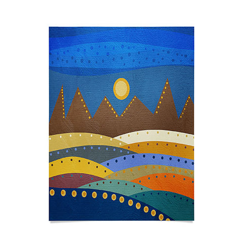 Viviana Gonzalez Geometric Landscape I Poster