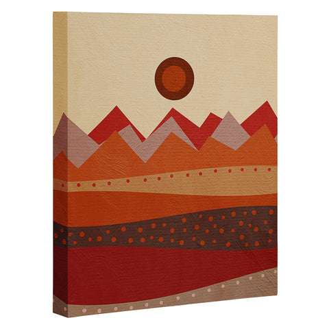 Viviana Gonzalez Geometric Landscape II Art Canvas