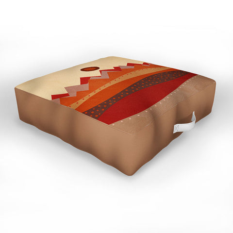 Viviana Gonzalez Geometric Landscape II Outdoor Floor Cushion