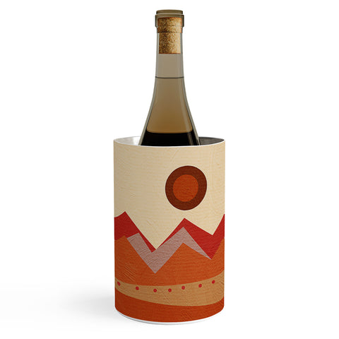 Viviana Gonzalez Geometric Landscape II Wine Chiller