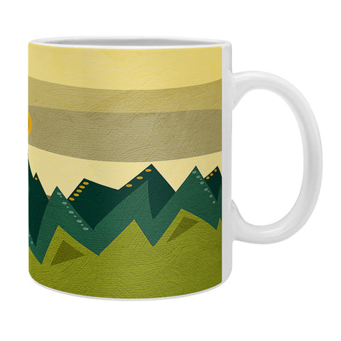 Viviana Gonzalez Geometric Landscape III Coffee Mug