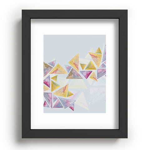 Viviana Gonzalez Geometric watercolor play 01 Recessed Framing Rectangle