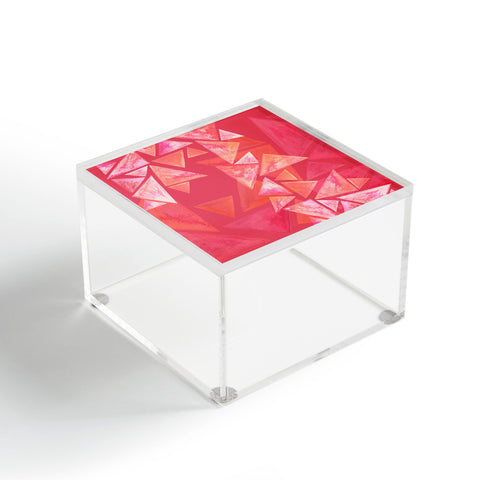 Viviana Gonzalez Geometric watercolor play 02 Acrylic Box
